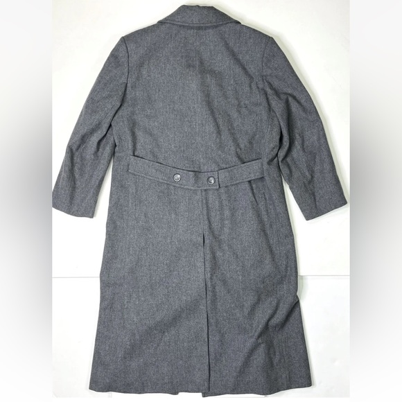 Pendleton Coat Women’s Size 12 100% Virgin Wool Long Gray Vintage - Picture 2 of 13